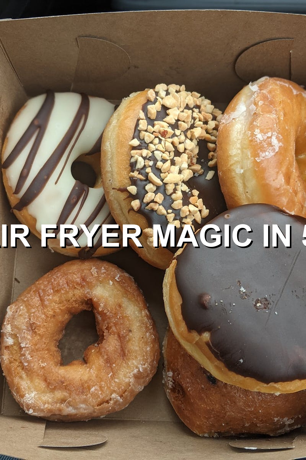 5-Minute Air Fryer Donuts (Glazed)