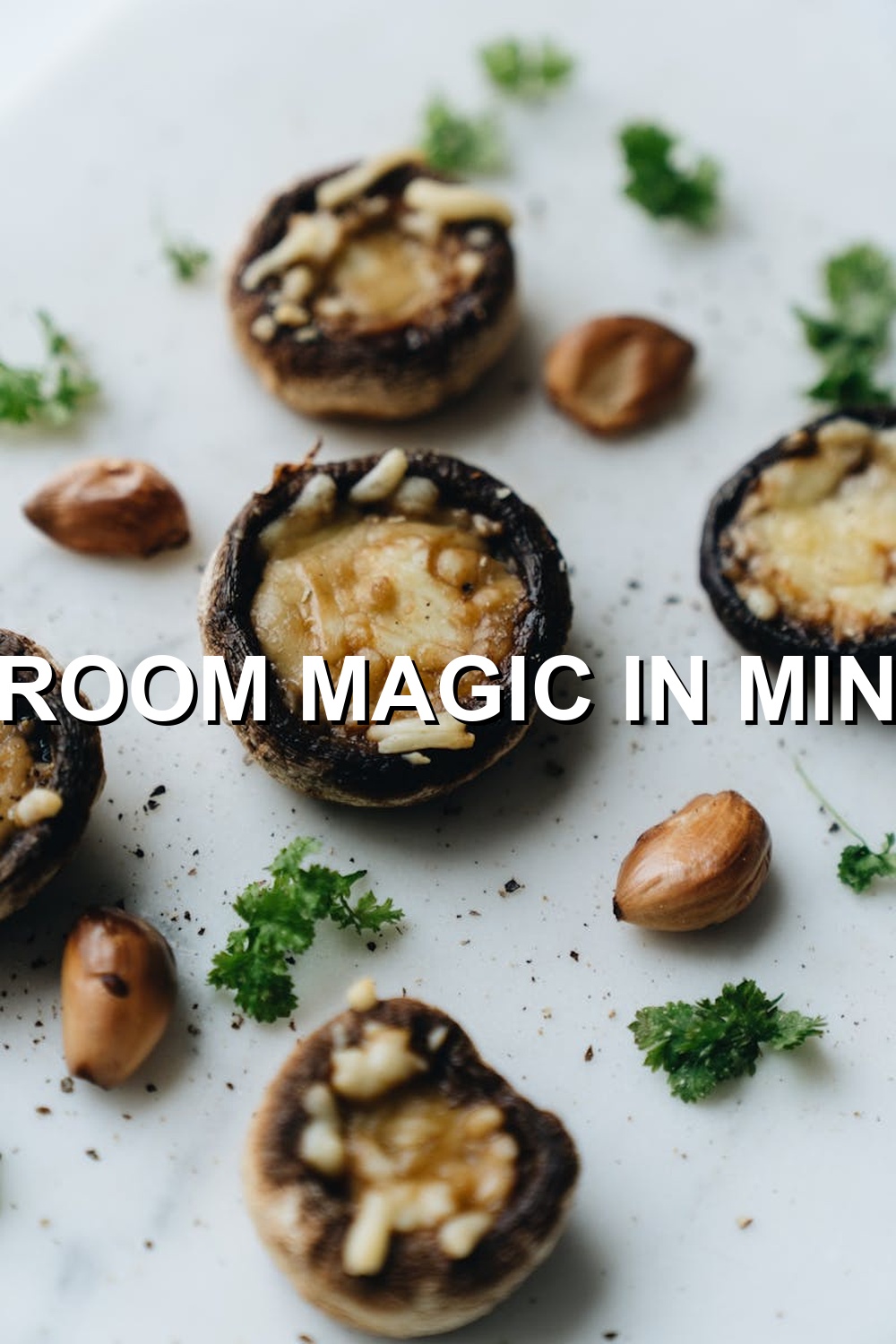 Air Fryer Stuffed Mushrooms